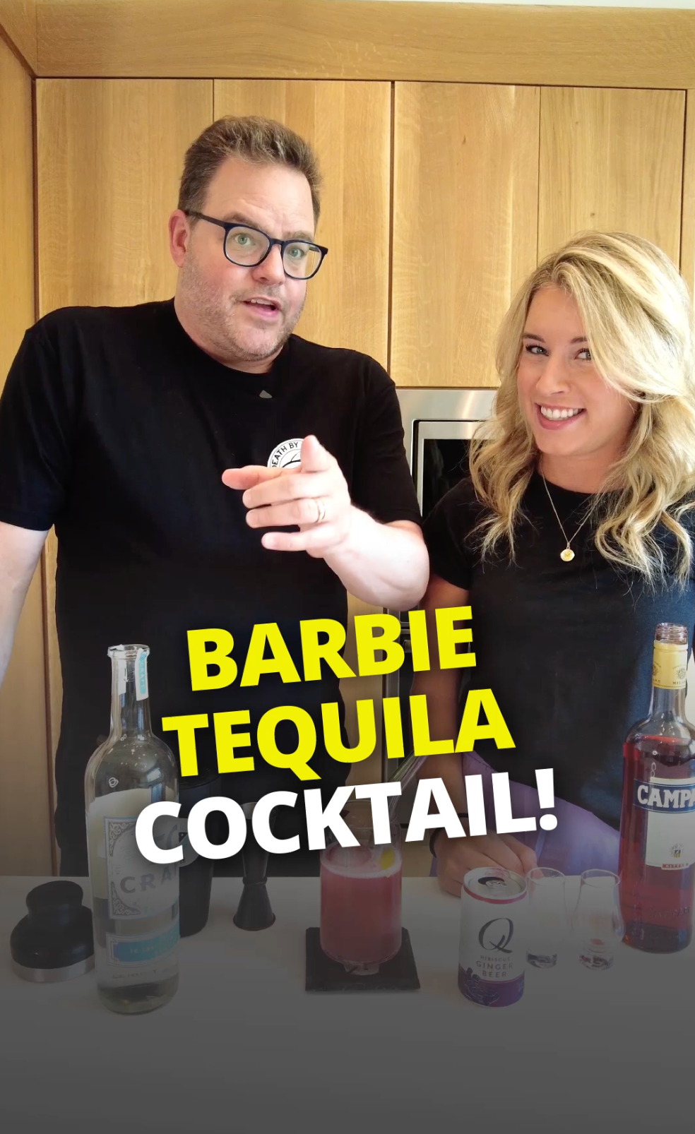 Barbie Pink Tequila Cocktail