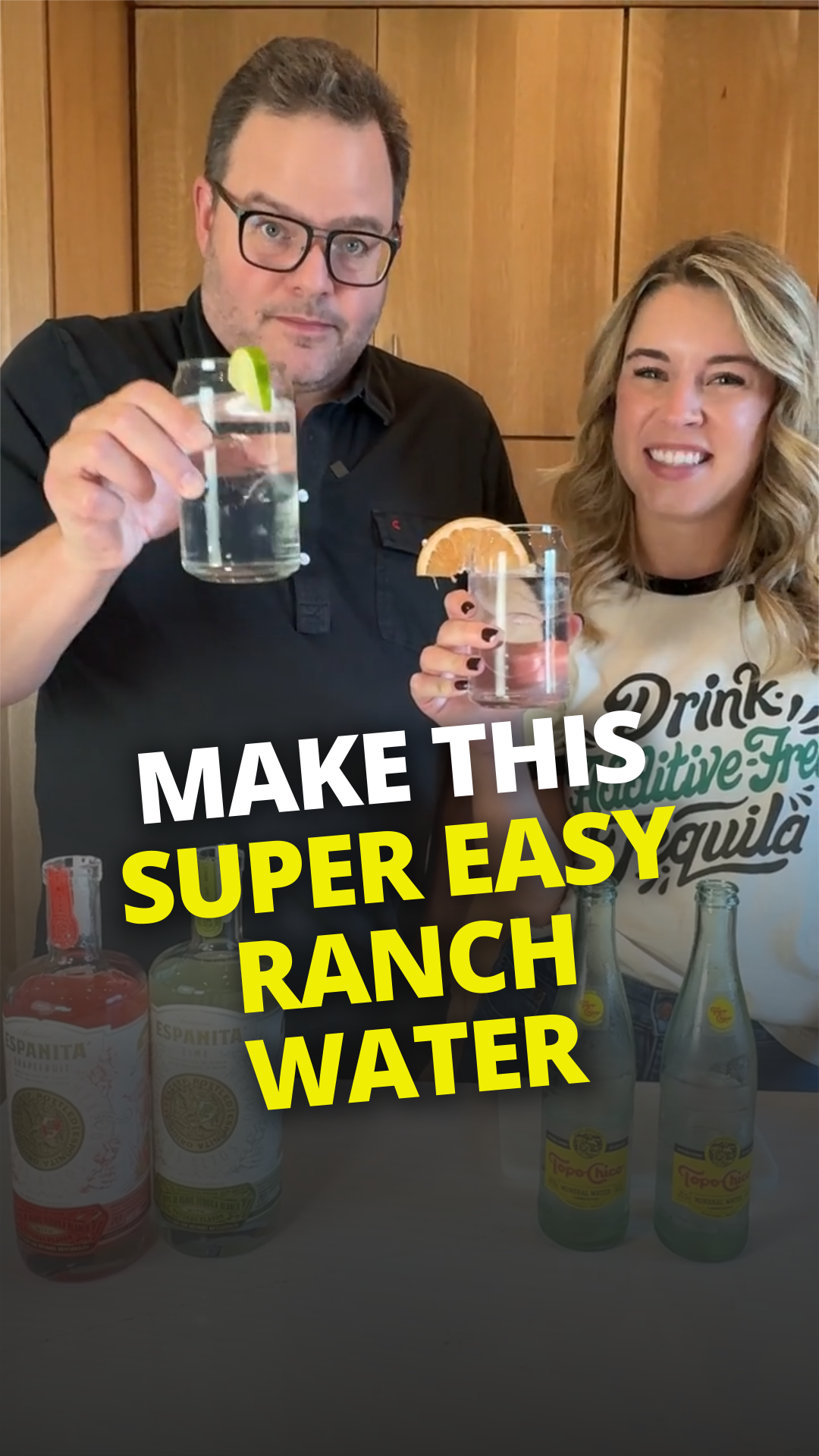 Make a Super Easy Ranch Water with Espanita Tequila