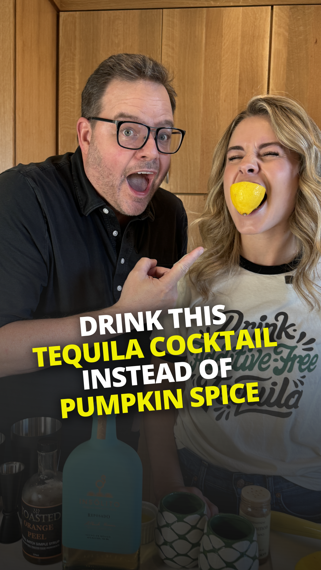 Cinnamon Sour Tequila Fall Drink