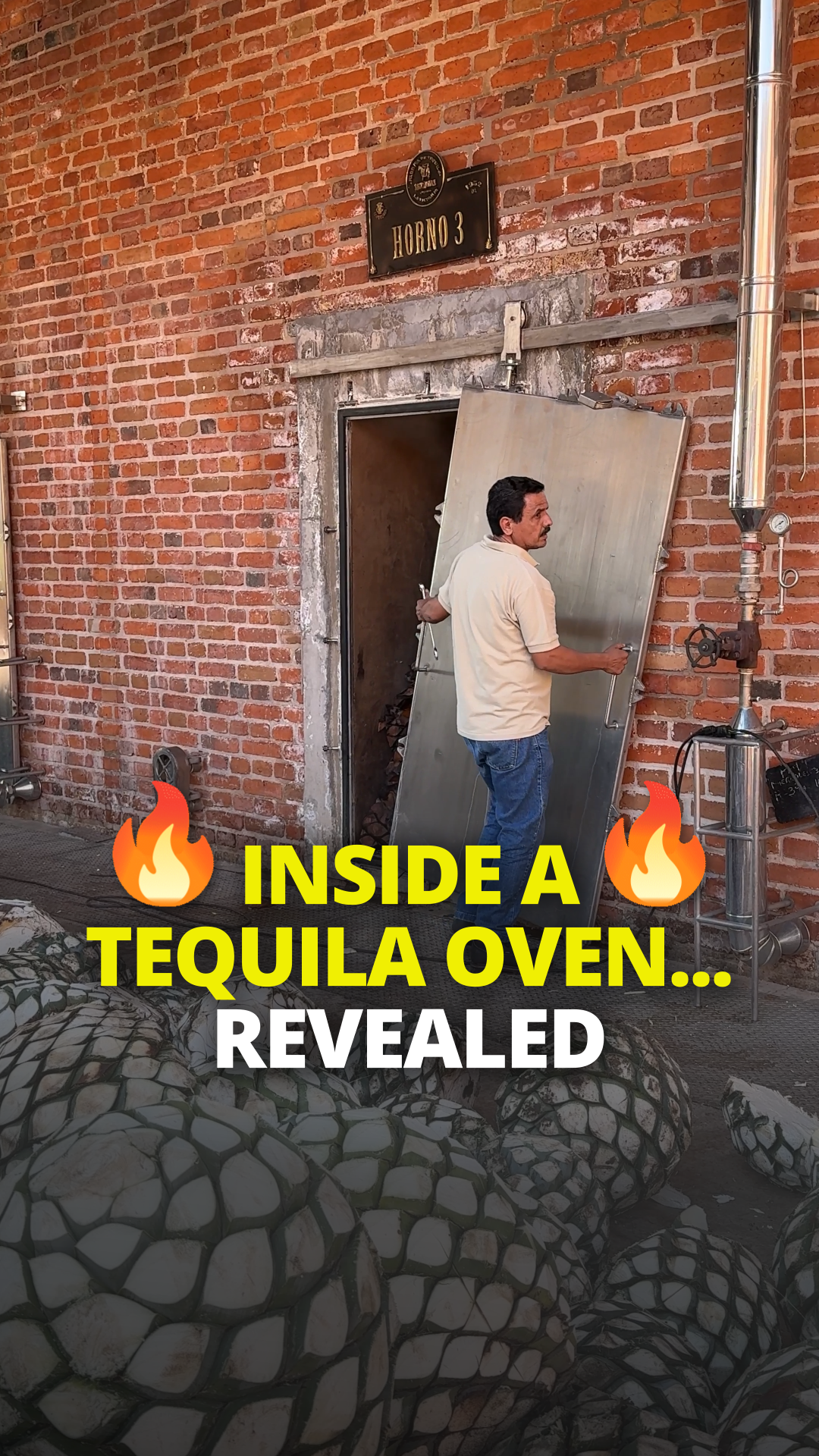 Inside Siete Leguas Tequila Ovens
